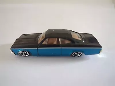 Buy Model Car 1/64 1965 Chevrolet Impala. Hot Wheels. Black Blue • 3£