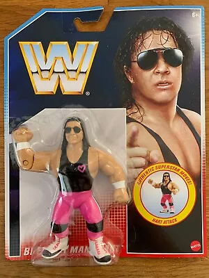 Buy WWF WWE Mattel Retro Bret Hitman Hart (Series 12) MOC • 20£