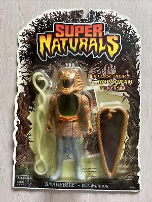 Buy ***original 1987 Tonka Super Naturals Snakebite Action Figure - 100% Complete*** • 170£