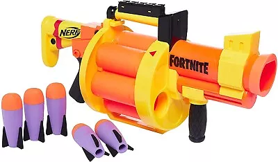 Buy NERF GL Fortnite Rocket Firing Blaster 6 Rocket Drum Pump To Fire With 6 Rockets • 38.47£