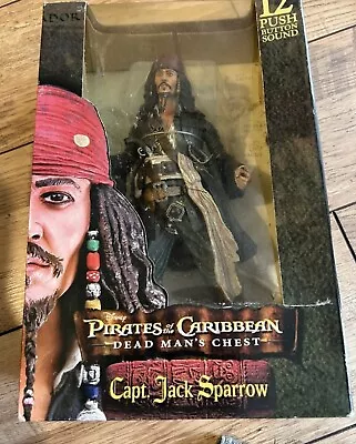 Buy Disney Pirates Of The Caribbean Dead Man’s Chest Capt Jack Sparrow 12inch Figure • 130£