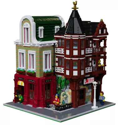 Buy Lego Hat's Shop & Old Inn Modular Building MOC 1 00% Complete 3793 Bricks • 445£