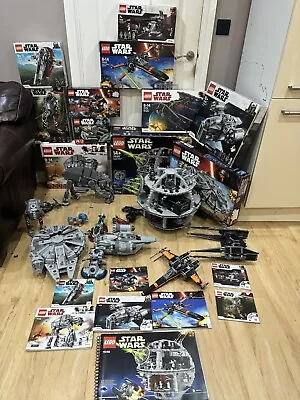 Buy HUGE LEGO Star Wars Joblot 75159 75189 75292 75312 75179 Death Star AT-AT Bundle • 849.99£