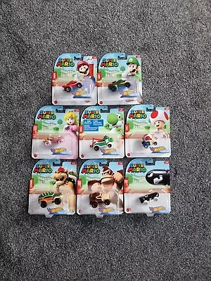 Buy Hot Wheels Super Mario Complete Set Of 8 Cars Limited Edition Toy • 25£