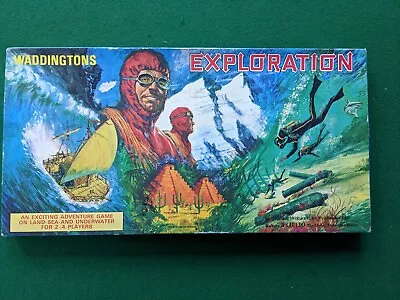 Buy Waddington's Exploration 1970s Vintage  Board Game. Complete And Very Good Cond • 9£