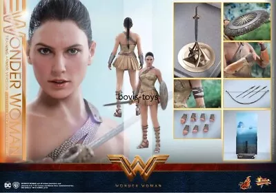 Buy NEW Hot Toys MMS424 Wonder Woman Training Armour 1/6 Scale Collector's Figure • 299.95£