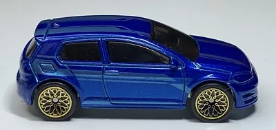 Buy Hot Wheels Premium Volkswagen Golf MK7 Blue 1/64 Real Riders Diecast Vw GTI • 11.18£