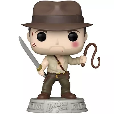 Buy FUNKO POP Indiana Jones - 1369 Indiana Jones W/Whip (Exclusive) 9cm • 22.80£