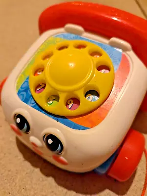 Buy Fisher-Price Chatter Telephone Infant Toddler Pull-Along Toy Phone • 5£