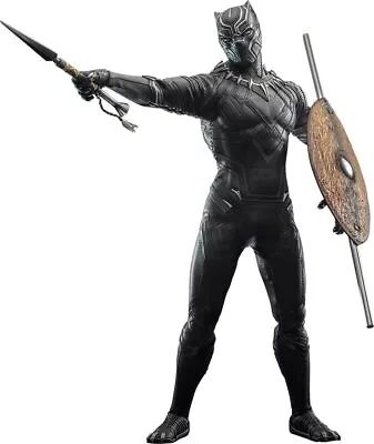 Buy Movie Masterpiece Black Panther Original Suit Action Figure MMS671 HotToys • 267.82£