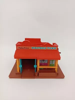 Buy Fisher-Price Western Town Vintage Kids Toys Preowned No Figurines/Accessories • 4.99£