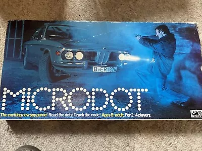 Buy Microdot Board Game By Parker, Vintage, Complete • 6.50£