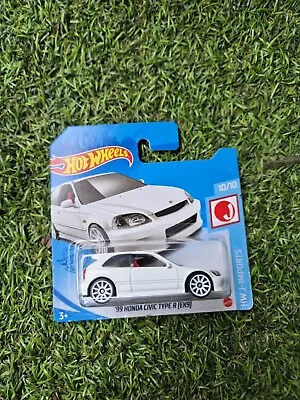 Buy Honda Civic Type R EK9 White Short Card Hot Wheels Jdm Acura  • 11.99£