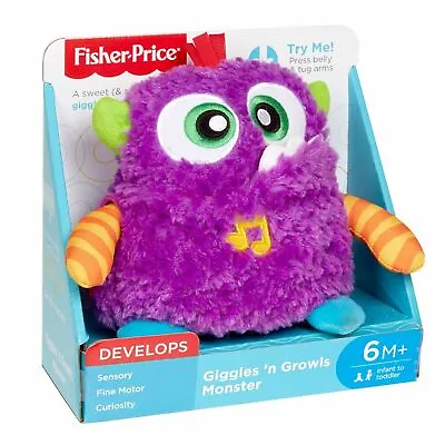 Buy Fisher-Price Giggles & Growls Monster, Multi-Colour • 4.99£