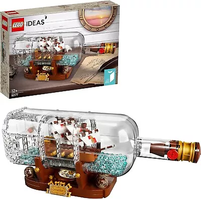 Buy 🌟NEW & SEALED🌟 Lego IDEAS 92177 Ship In A Bottle Set 🌟RETIRED🌟 • 129.99£