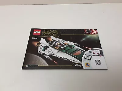 Buy Lego !!  Instructions Only !! For Starwars 75248 Resistance A-wing  • 2.99£