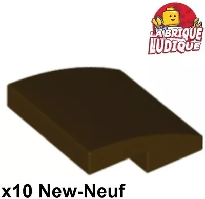 Buy LEGO 10x Slope Curved Gradient Curve 2x2 Brown Dark / Dark Brown 15068 New • 3.37£