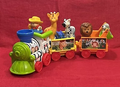 Buy Fisher Price Little People Push Along Musical Zoo  Train With 5 Figures. • 12£