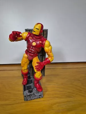 Buy Marvel Legends Toybiz 2002 Iron Man With Diorama  Fully Articulated 6  Iron Man • 15£