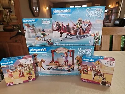 Buy Playmobil Dreamworks Spirit Riding Free Untamed Bundle Inc 70397,70398,70396 Etc • 45£