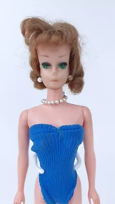 Buy Vintage 1960s Fashion Doll Doll Barbie Midge Clone Doll Blue Swimsuit • 45.52£