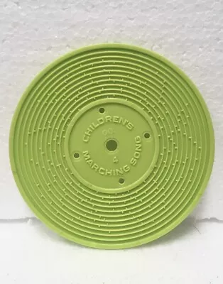 Buy Vintage Fisher Price Disc For Record Player Marching Song Camptown Races ( Green • 4.50£
