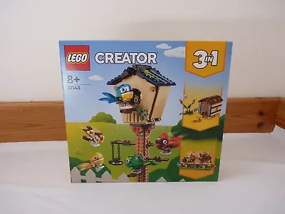 Buy LEGO Creator 3 In 1 Birdhouse 31143 Birds Bees Hedgehog Squirrel New Sealed • 29.99£