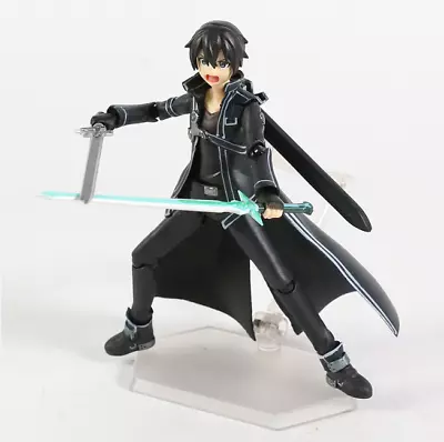 Buy ExFencing Online Kirito Kazuto Figma 174 PVC Action Figure Chart Children's Toys • 28.79£