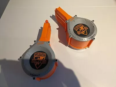 Buy 2x Nerf N-Strike Elite 25 Round Dart Drum Clip Magazine Drum For Rhino Fire, Etc • 15£