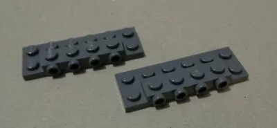 Buy Lego 6138633 Plate Modified 2x6 With 4 Studs On Side Dark Stone Grey X2  • 1.99£