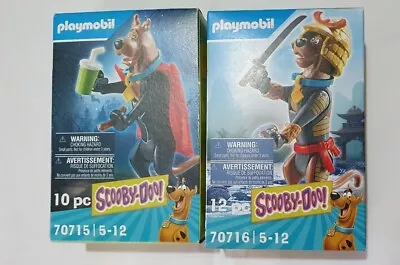 Buy New Sealed Playmobil Scooby Doo Figure X2  Sets 70715 & 16 Warrior Birthday Gift • 4.95£