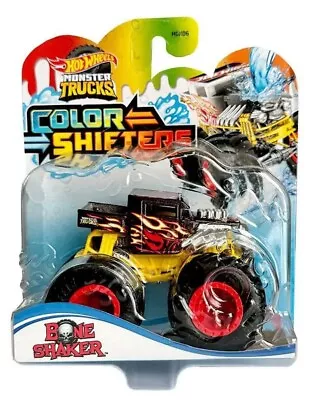 Buy Hot Wheels Monster Trucks  BONE SHAKER  Color Shifters  NEW • 10.99£