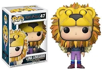 Buy Harry Potter Luna Lovegood (Lion Head) POP #47 Vinyl Figure FUNKO • 14.09£