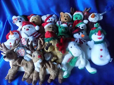 Buy TY Beanie  BEARS / ANIMALS  CHRISTMAS ONLY  - Pick The Ones You Want • 2£