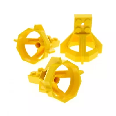 Buy 3x Lego Propeller Case 5x5x4 Yellow U Boat Drives Nozzle 604124 6040 • 2.15£