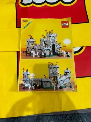 Buy Vintage Lego 6080 Kings Castle  Instructions Only (NO LEGO) • 35£