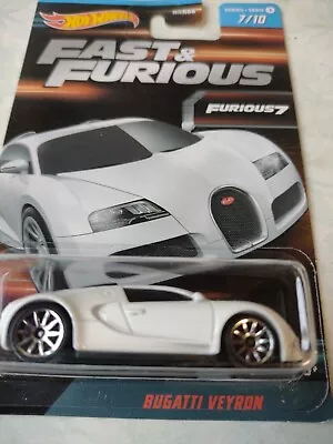 Buy Hot Wheels Bugatti Veyron Fast Furious Series 3 7/10 Furious7 -  Post Deal • 9.99£