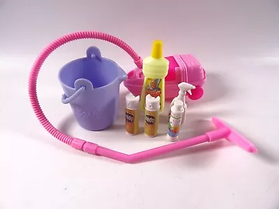 Buy Accessories Accessories For Barbie Or Similar Doll Vacuum Cleaner Bucket Cleaning Agent (14763) • 9.05£