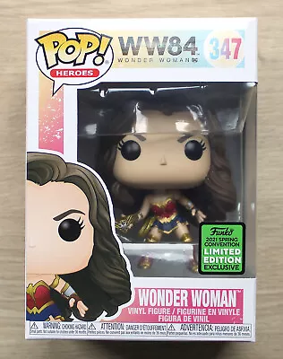 Buy Funko Pop WW84 Wonder Woman Tiara Boomerang ECCC + Free Protector • 14.99£