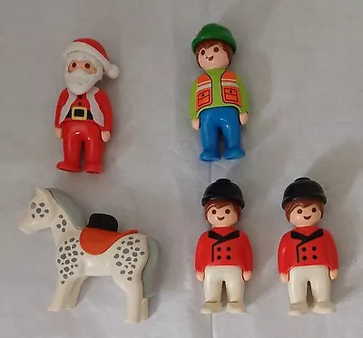 Buy PLAYMOBIL 123 FIGURES With HORSE & SANTA • 4.99£