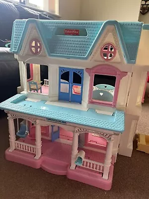 Buy Vintage 1993 Fisher Price - Family Dream Dolls House - Loving Family 90's Beach • 50£