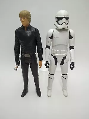 Buy Star Wars Luke Skywalker & Stormtrooper Figures - Hasbro 2013 *12 Inch Tall* • 10£