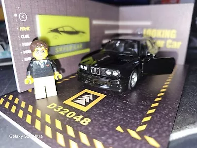 Buy Bmw M3 Diecast Metal  + Diorama Garage And Lego Driver • 29.99£
