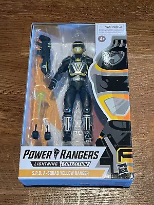 Buy Power Rangers Lightning Collection 6” S.P.D. A-Squad Yellow Ranger Action Figure • 9.99£
