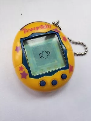 Buy Tamagotchi Connection V2 Yellow With Stars 2004 Bandai Tested And Working • 30£