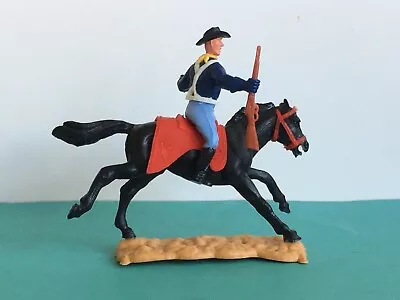 Buy 1 X TIMPO TOYS. WILD WEST U.S. CAVALRY TROOPER On HORSE. 1/32 PLASTIC SOLDIER • 3.99£