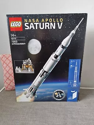 Buy LEGO Ideas NASA Apollo Saturn V (92176) 🚀 Brand New & Sealed Retired Set 🚀 • 189.99£