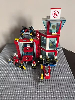 Buy Lego City Fire Station 100% All Official Lego With Fire Bike And 6 Minifigures  • 29.99£