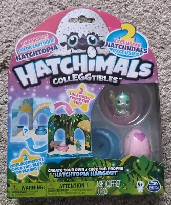 Buy Hatchimals CollEGGtibles HATCHTOPIA HANGOUT With TWO EXCLUSIVE FIGURES • 10£
