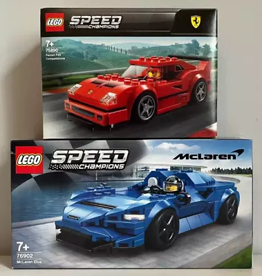 Buy LEGO Speed Champions: Ferrari F40 (75890) & McLaren Elva (76902) • 45£